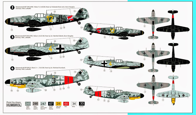 [AZ model] Messerschmitt Bf 109G6 AZ7457-camo