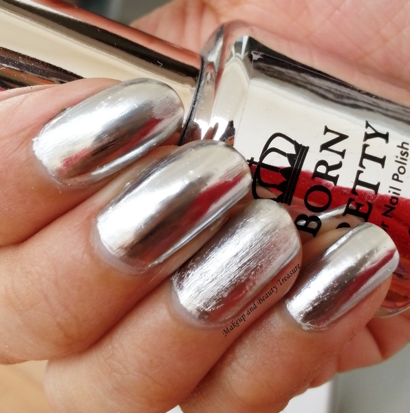 Makeup and Beauty Treasure Born Pretty Store Mirror Nail Polish Review