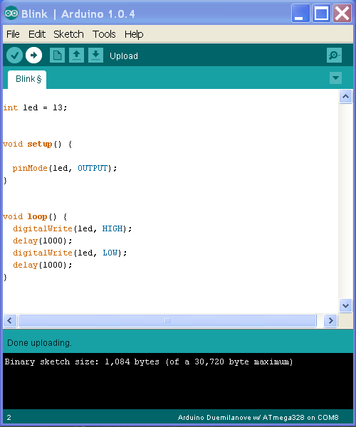 Arduino: Blinking LED