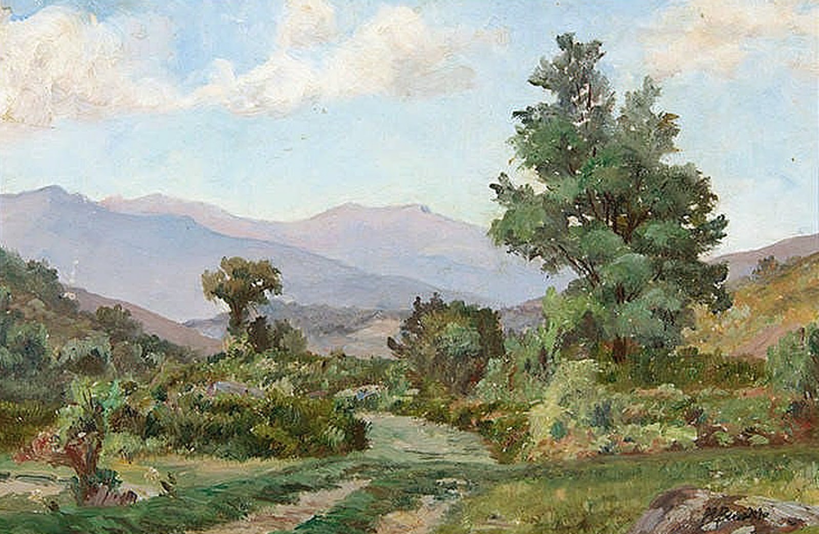 Paisajistas españoles del Siglo XIX y XX Manuel Benedito Vives