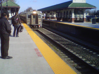 >Senate Democrat Bob Menendez stopped by the Ridgewood Train station Monday morning for a photo op to pitch the Federal Transit Bill lasttraintoclarksville theridgewoodblog.net