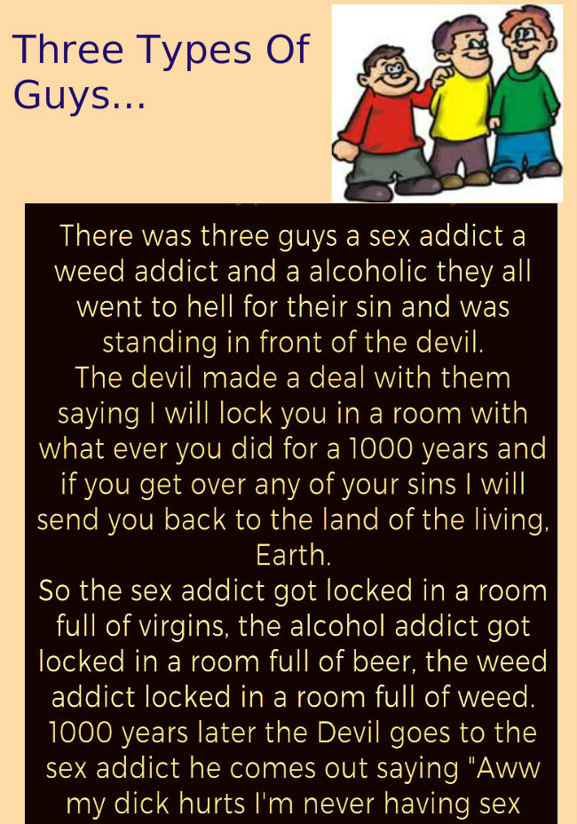 Everyone Funny Three Types Of Guys…