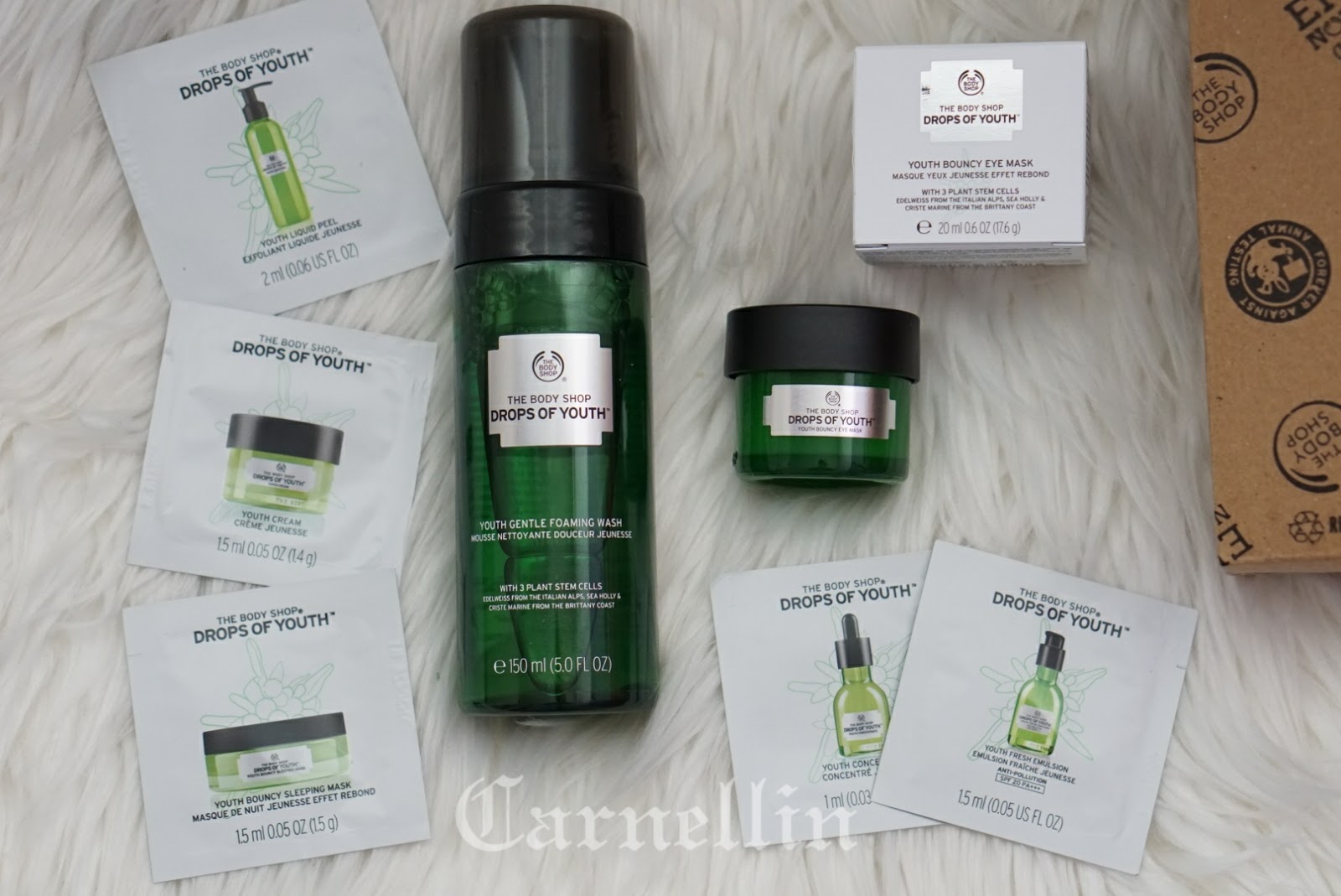 While you on earth.. The Body Shop Drops of Youth Gentle Foaming Wash