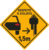 RESPEITE O CICLISTA