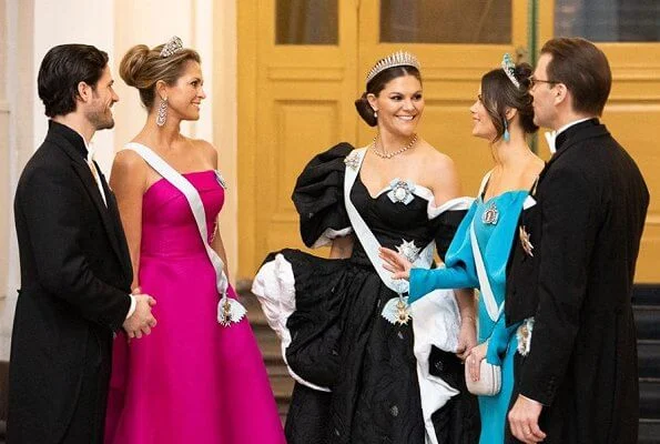 King Carl Gustaf, Queen Silvia, Crown Princess Victoria, Prince Daniel, Prince Carl Philip, Princess Sofia and Princess Madeleine