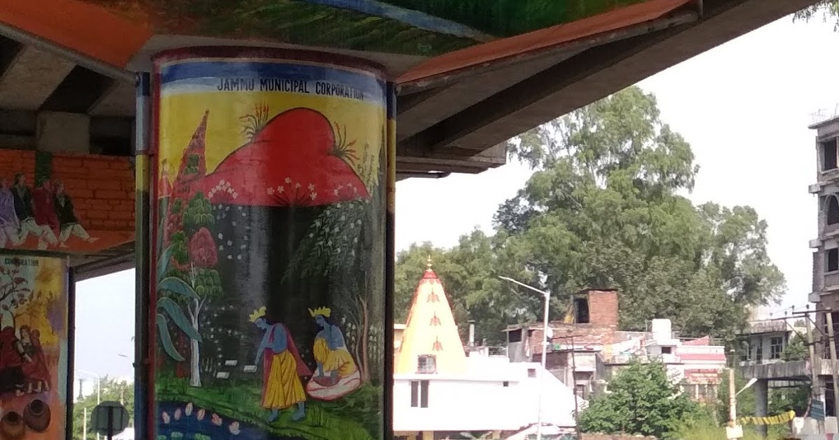 CHINAR SHADE JAMMU CITY IS BEING BEAUTIFULLY PAINTED