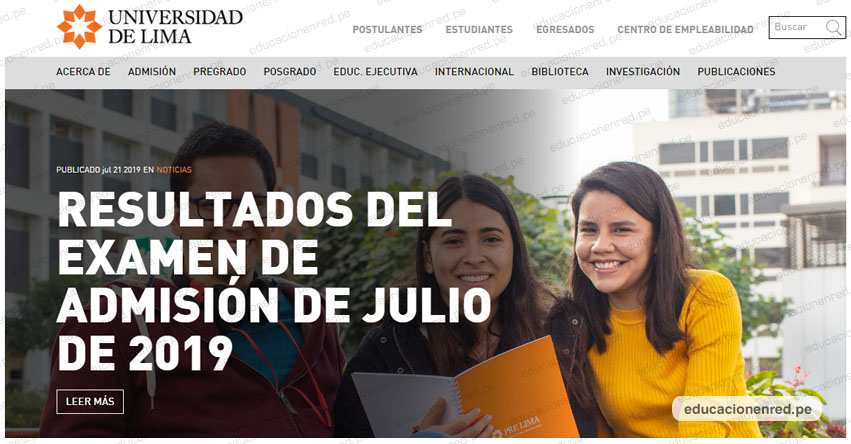 Resultados ULIMA 2019-2 (Domingo 21 Julio 2019) Lista de Ingresantes - Examen Admisión - Universidad de Lima - www.ulima.edu.pe Resultados ULIMA 2019-2 (Domingo 21 Julio 2019) Lista de Ingresantes - Examen Admisión - Universidad de Lima - www.ulima.edu.pe