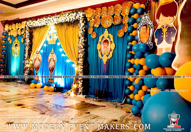 Royal Prince Theme Decorator in chennai From ModernEventMakers.com - Mr.Akhil - Ph: 9884378857 