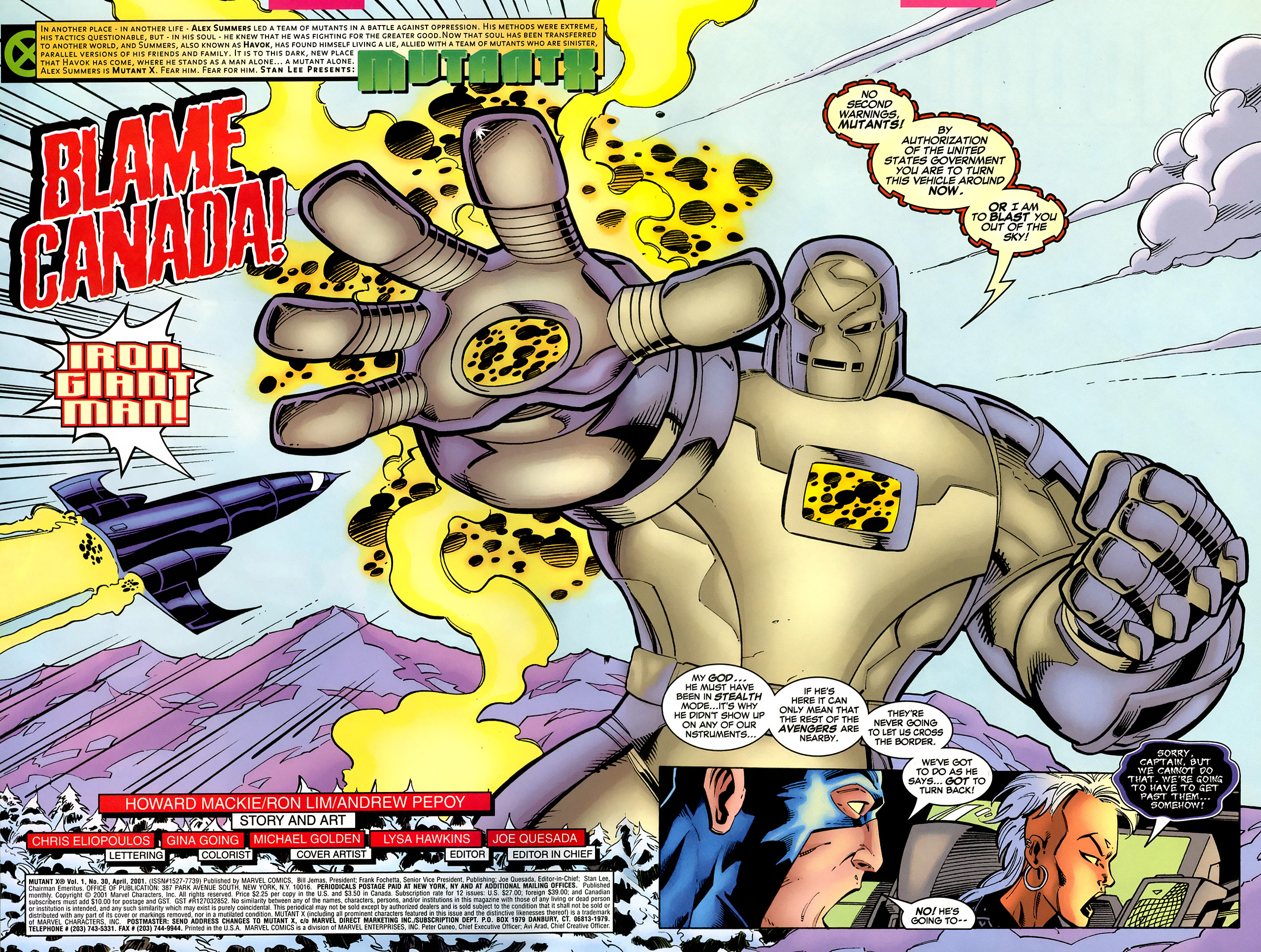 Read online Mutant X comic -  Issue #30 - 3