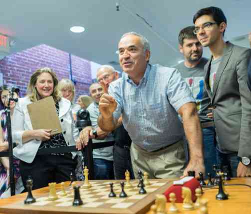 Le retour de Garry Kasparov aux échecs - Photo © site officiel Le retour de Garry Kasparov aux échecs - Photo © site officiel