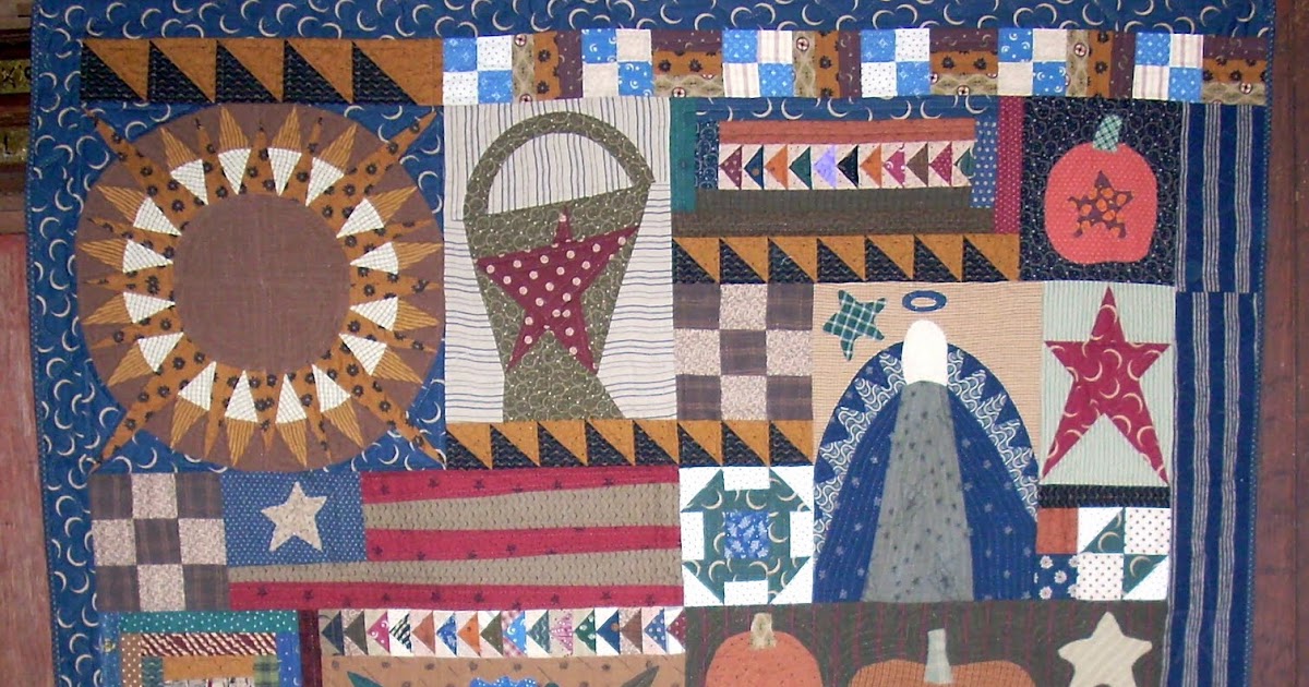 Needle Turnings: older primitive quilts I have made.......