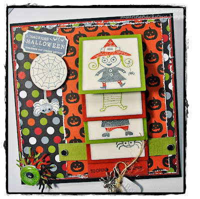 Stempeleinmaleins: Wasserfall-Karte / Waterfall Card