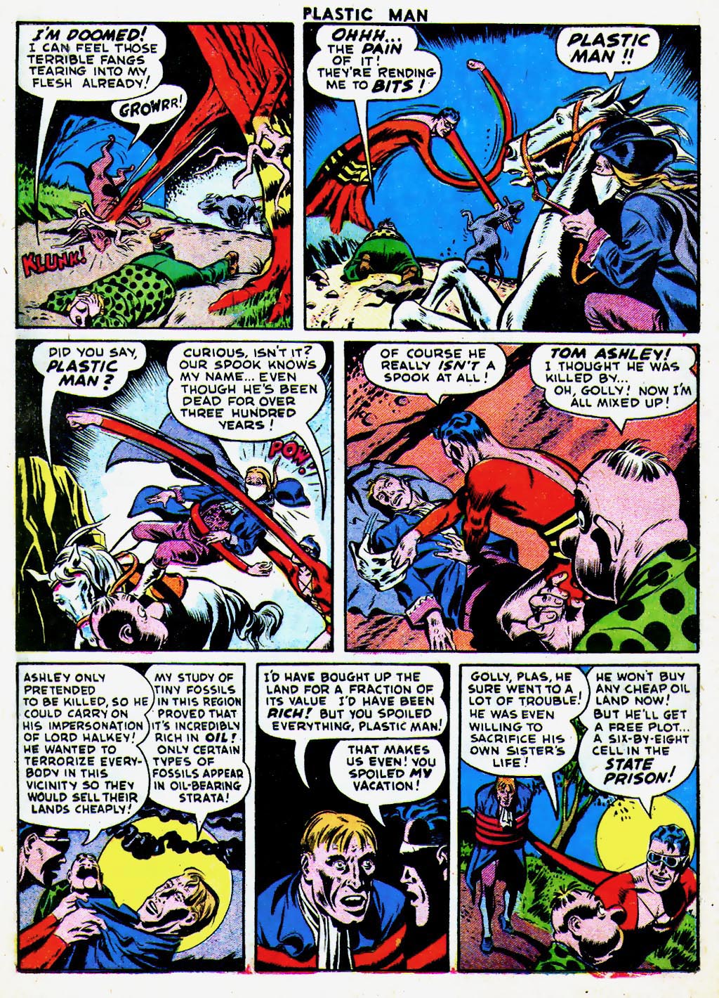 Read online Plastic Man (1943) comic -  Issue #61 - 16