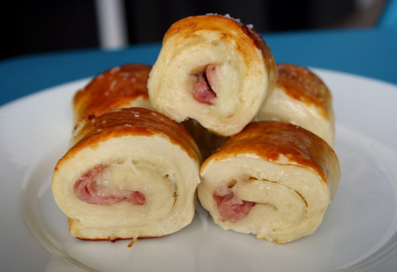 Ham and Cheese Pretzel Bites