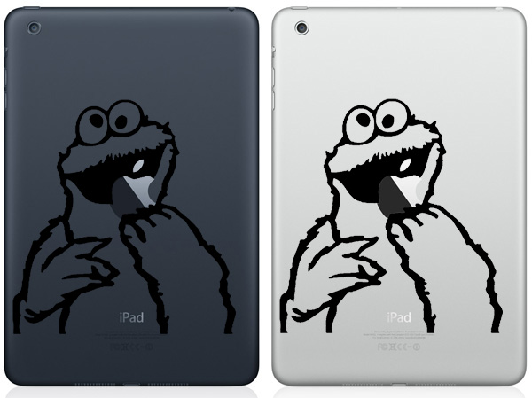 Cookie Monster 2 iPad Mini Decals
