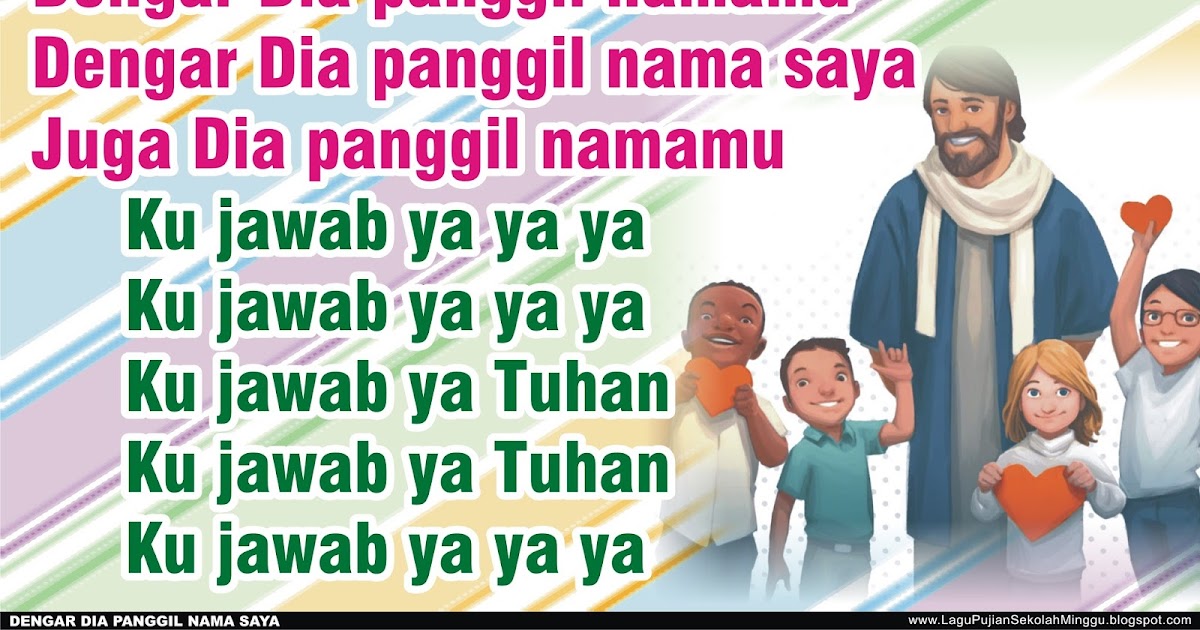 Lirik Lagu Pujian Rohani Kristen Sekolah Minggu Gereja Tuhan Yesus