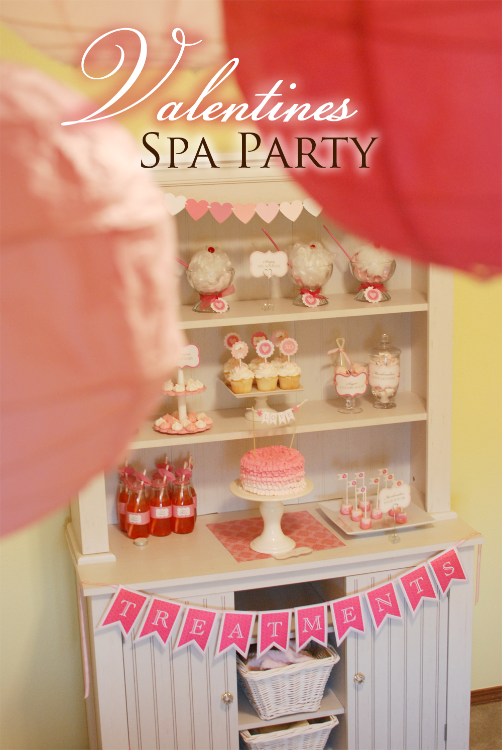 {REAL PARTIES} Valentine's Day Spa - Itsy BelleItsy Belle