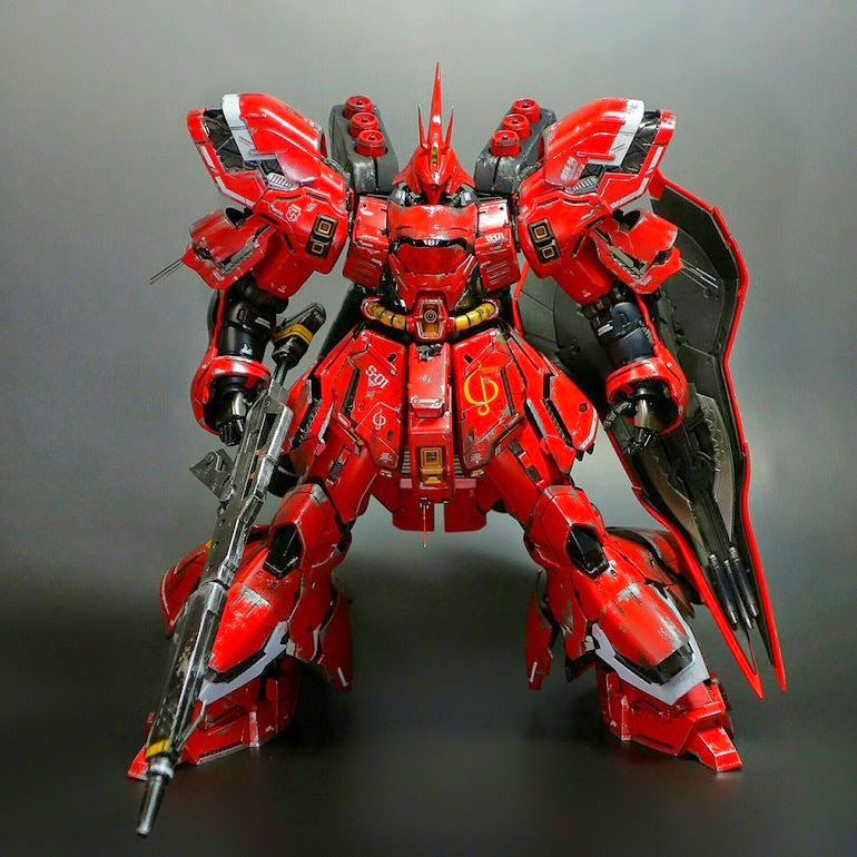 MG 1/100 Sazabi Ver. Ka - Painted Build + Weathering - Gundam Kits ...