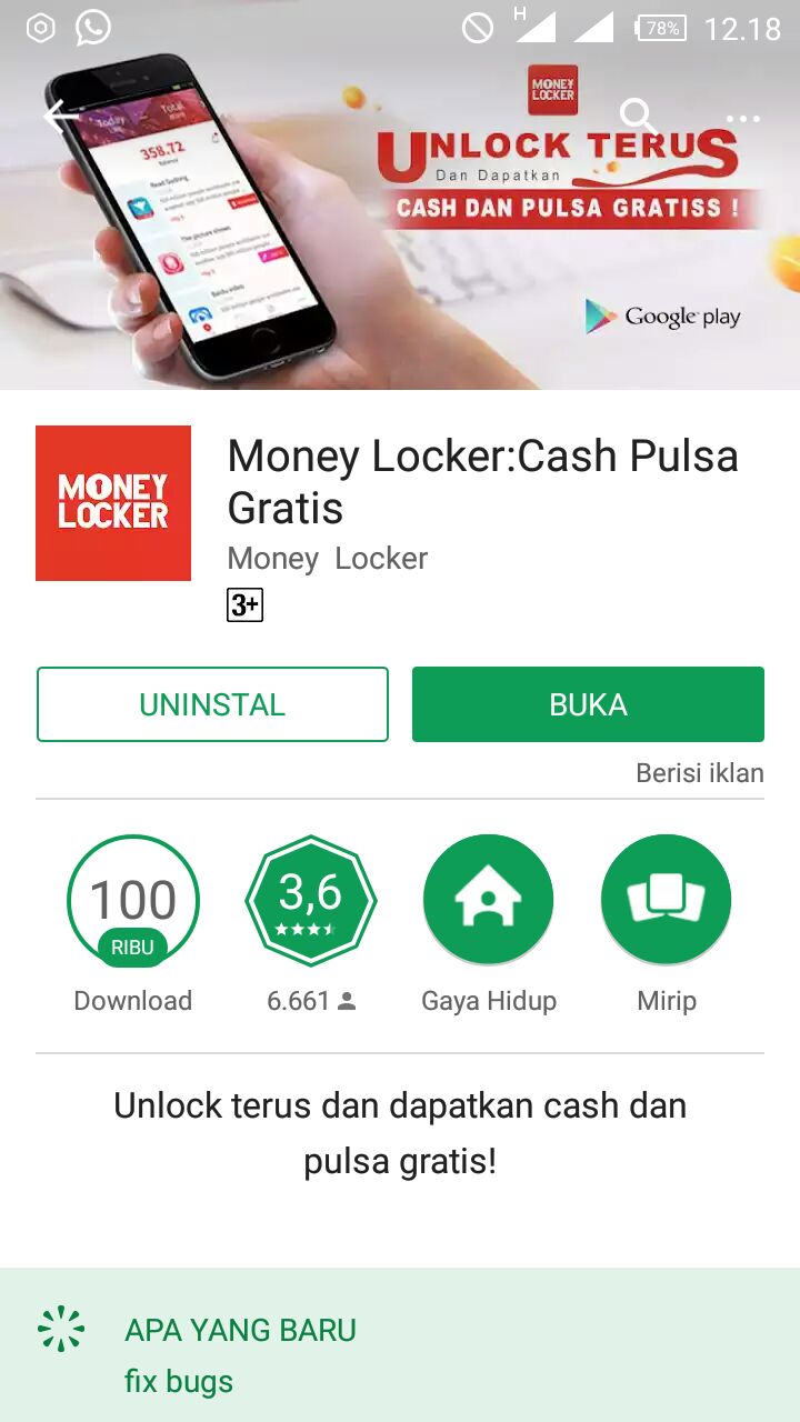 Cara Mendapatkan Pulsa Gratis Dari Aplikasi Money Locker Cara Mendapatkan Pulsa Gratis Dari Aplikasi Money Locker