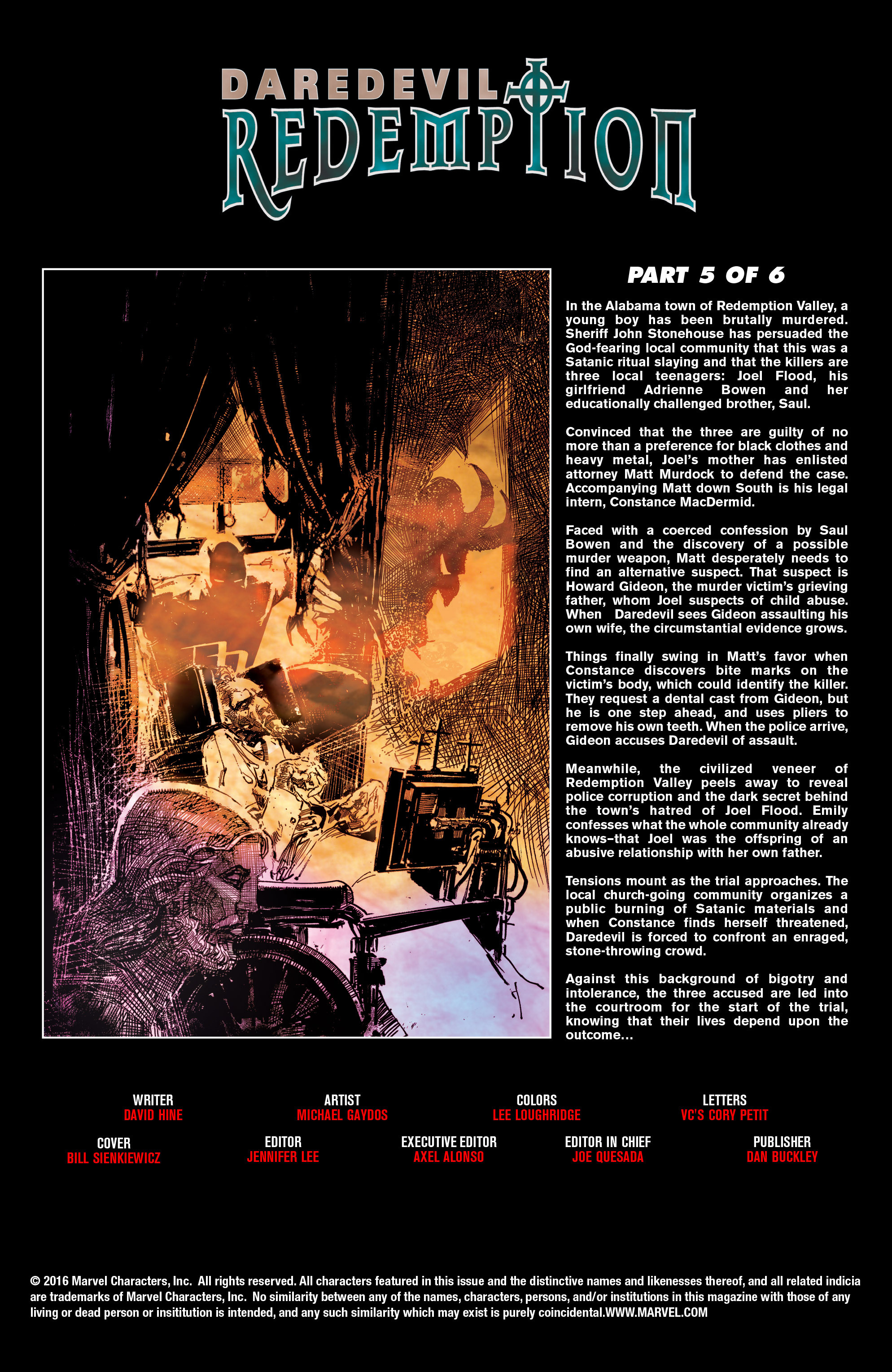 Read online Daredevil: Redemption comic -  Issue #5 - 2