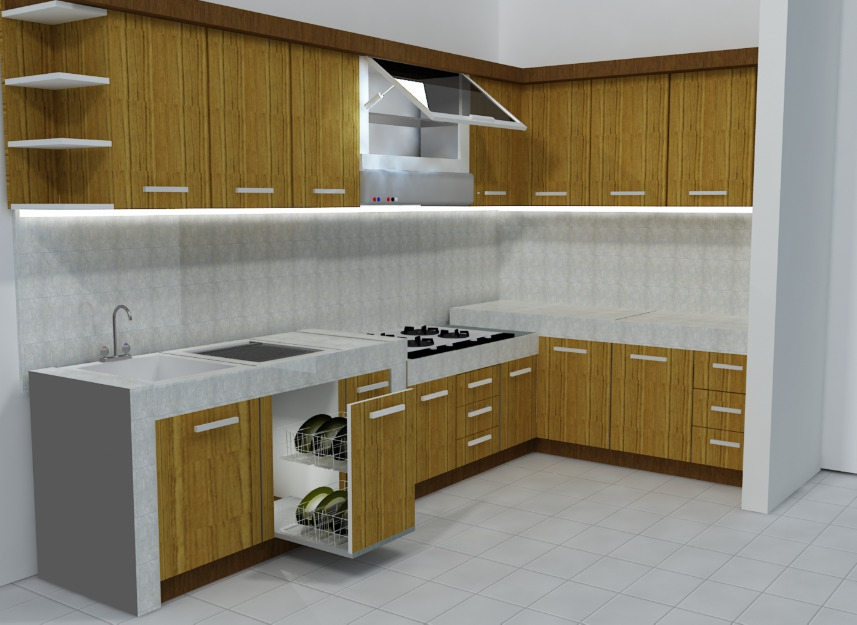  Model Desain Kitchen Set Minimalis Modern