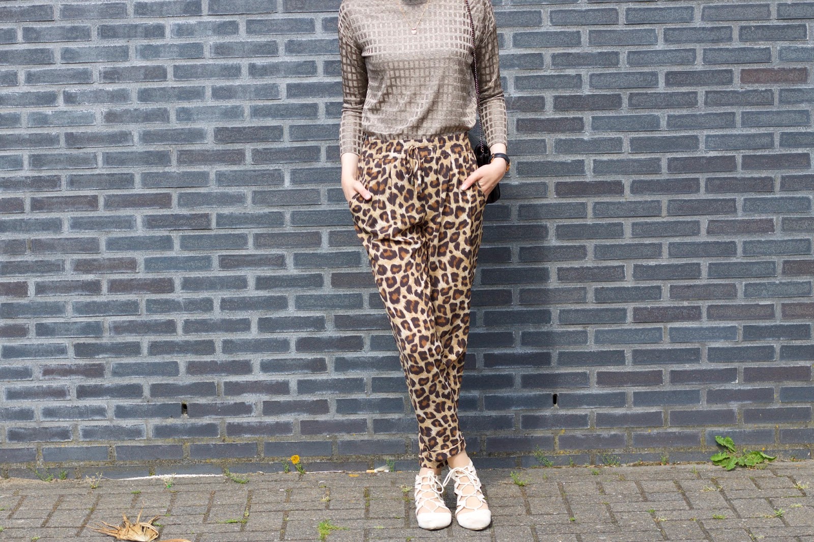 Leopard trousers