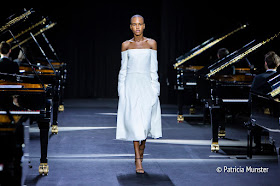 White dress by David Laport SS2019 - AFW2018