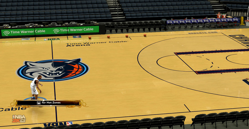 NBA 2K14 Charlotte Bobcats Court (HD Texture Mod) 