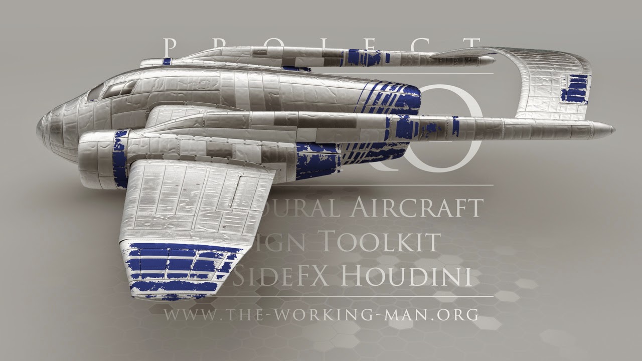 Project Aero: Procedural Aircraft Design Toolkit for SideFX Houdini