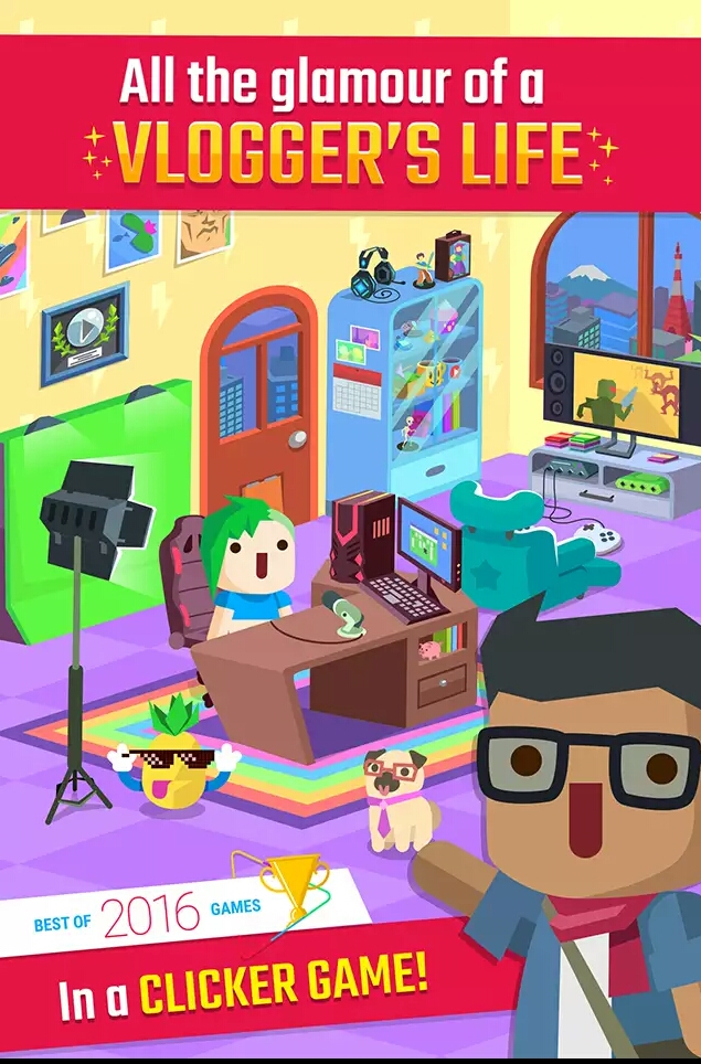 Vlogger Go Viral Tuber Game v2.1.3 Mod Apk (Unlimited Gems) Great