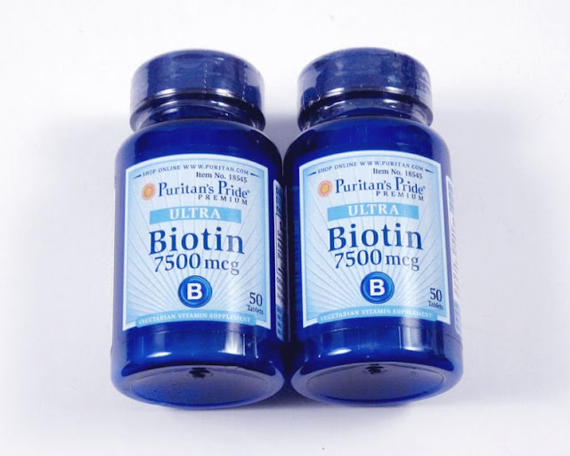 New Puritan Biotin Premium ULTRA MEGA 10.000 Mcg Suplemen Penumbuh Rambut Alis Brewok Isi 50 Tablet