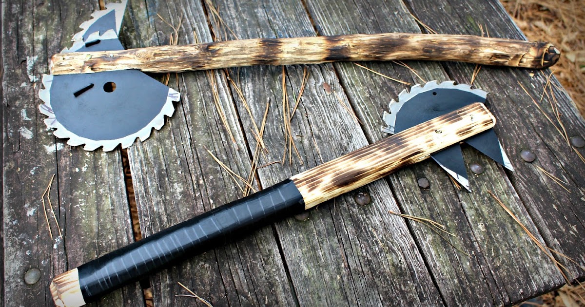 Jake Makes Building Sawblade BattleAxes