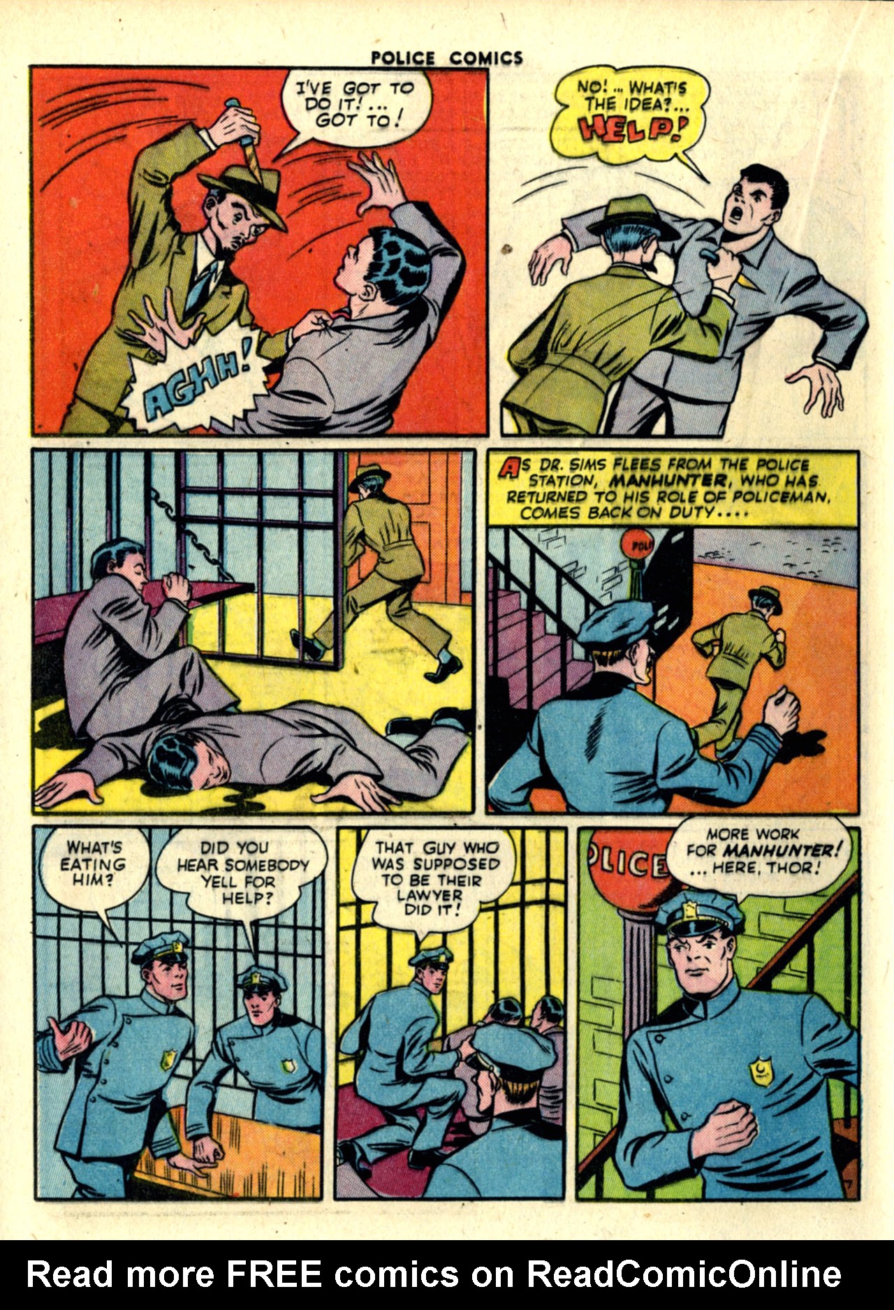 Read online Police Comics comic -  Issue #29 - 36