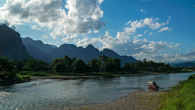 Nam Song bridge in Vang Vieng