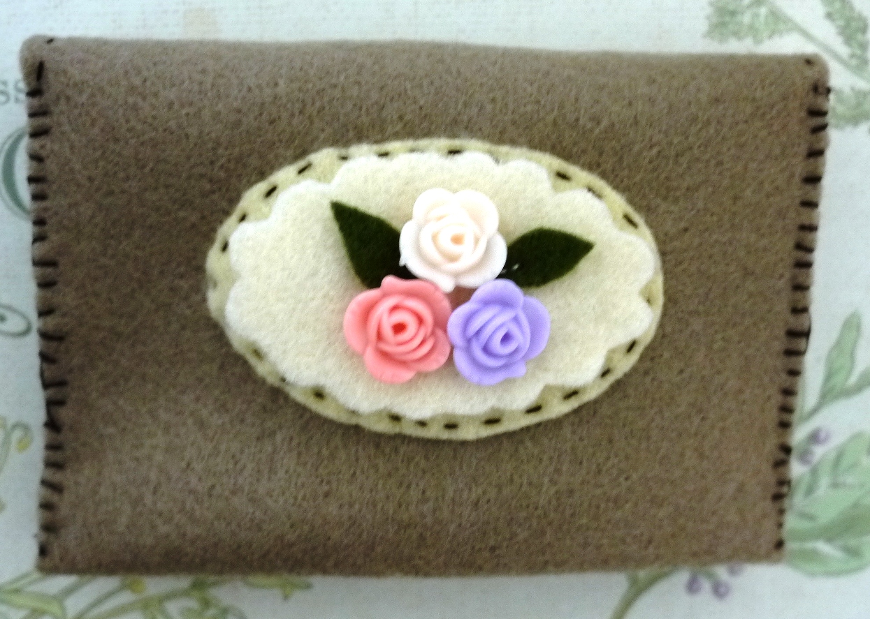 HAND CRAFT Dompet Koin dari kain flanel