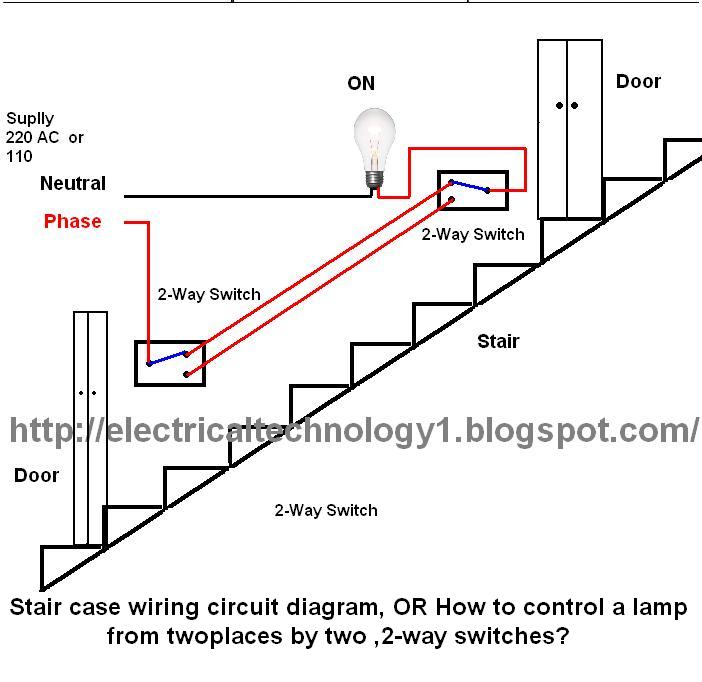 Staircase Lighting Timer Circuit Diagram
