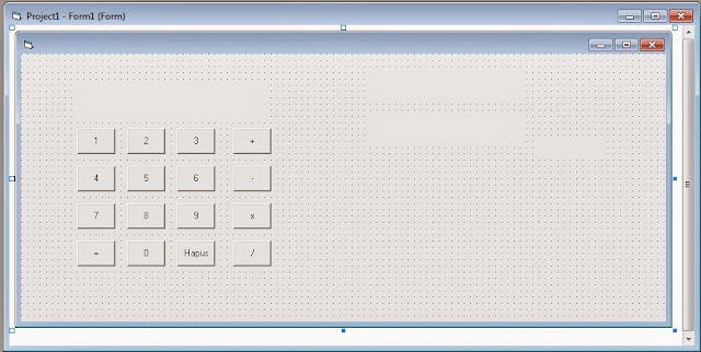 Membuat Kalkulator Tombol Visual Basic 6.0