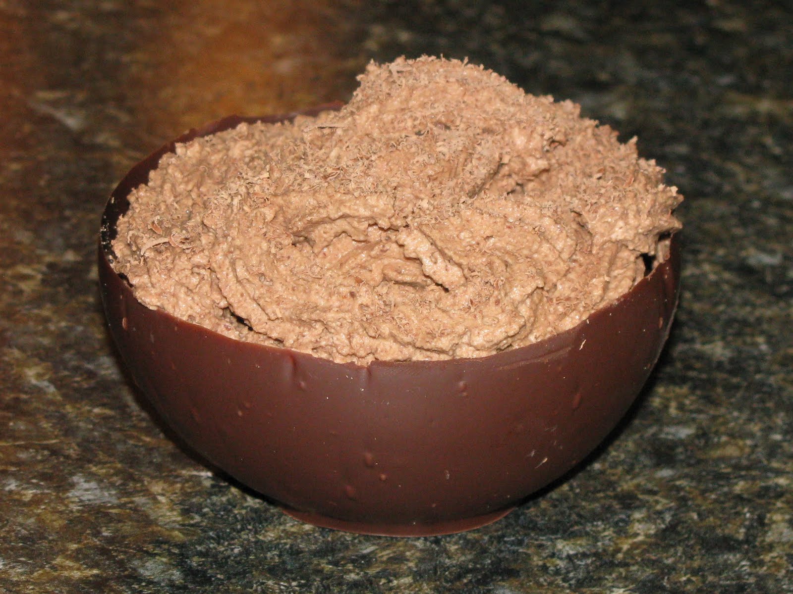 Kammie Cooks Chocolate Bowls with Dark Chocolate Mousse