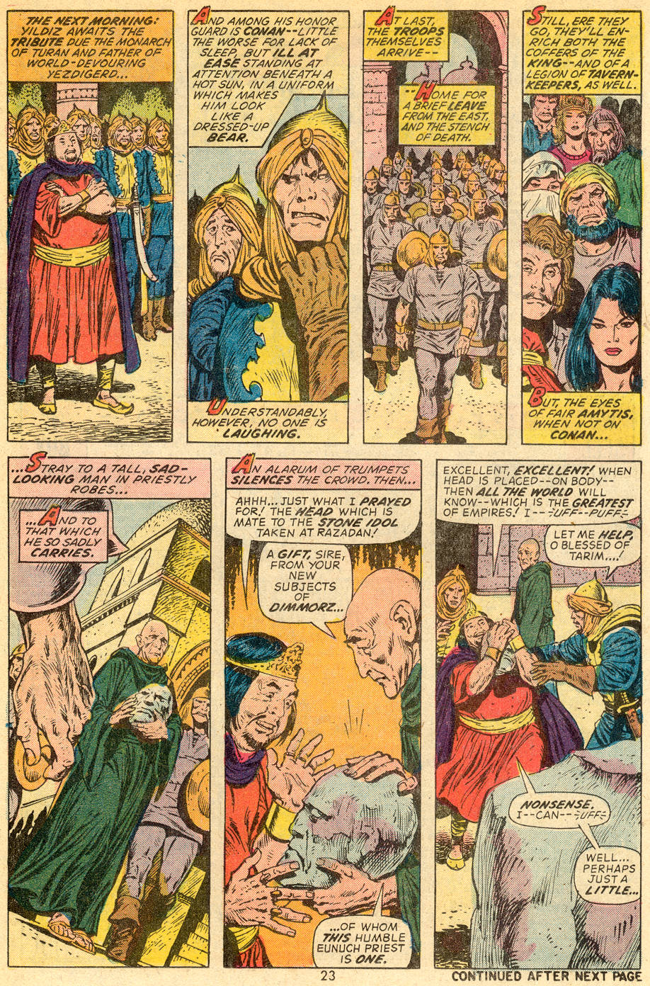 Read online Conan the Barbarian (1970) comic -  Issue #36 - 14
