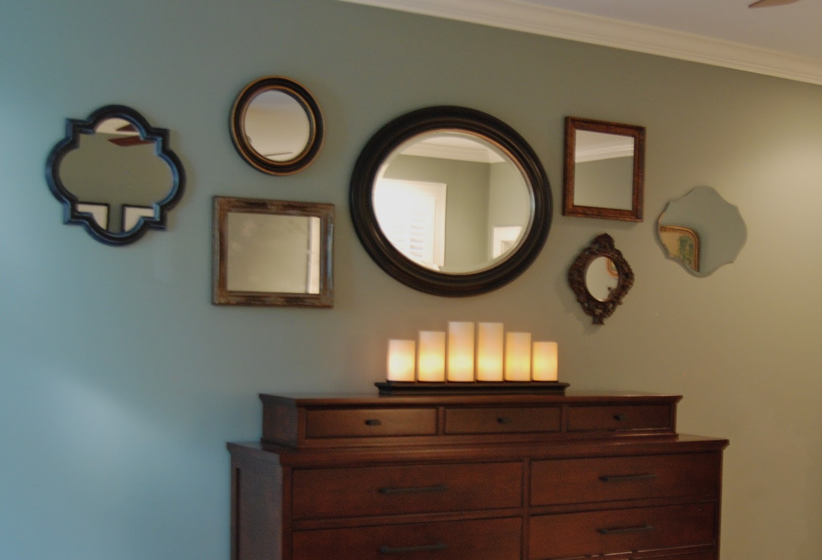 Imparting Grace Gallery Wall of Mirrors