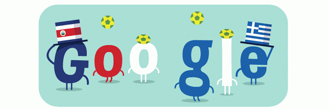 Google Doodle GIFs of Fifa World Cup