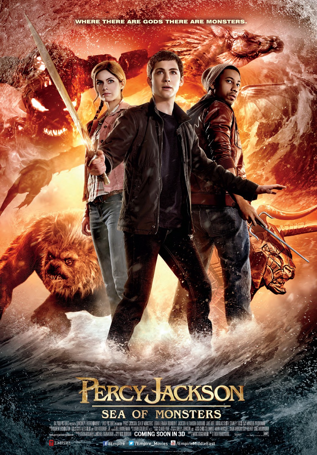 Percy Jackson: Sea of Monsters New Posters and Trailer Unleashed | Jori