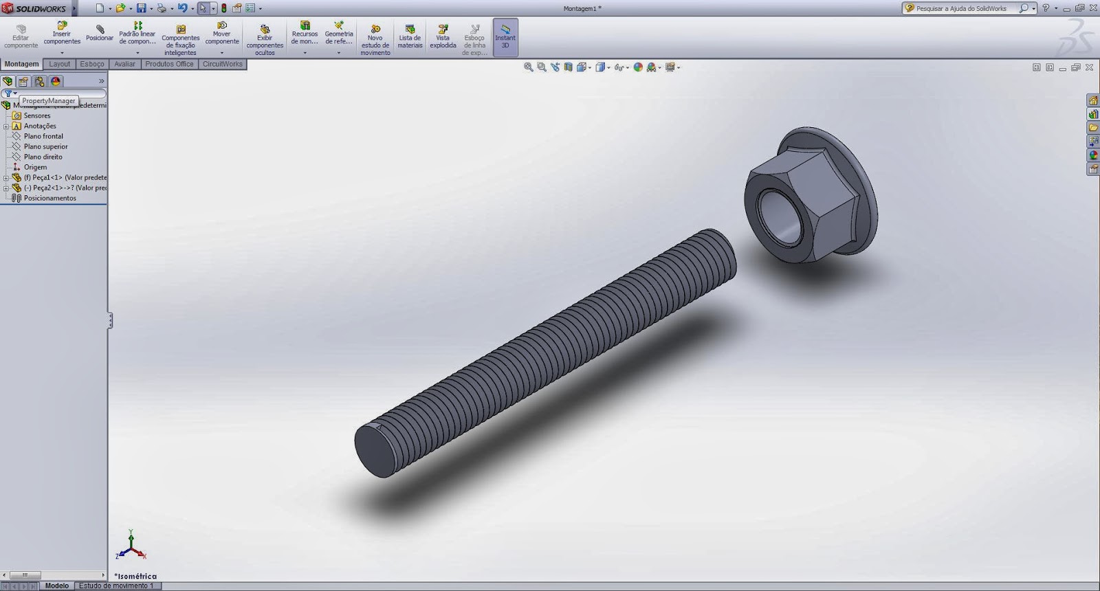parafuso solidworks download
