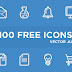 100 Free Vector Icons AI
