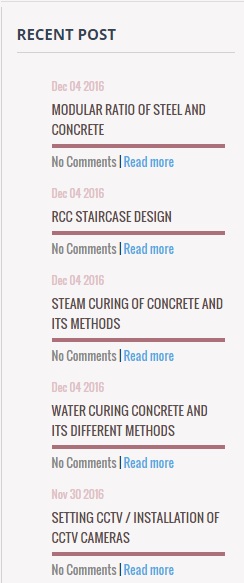 Top 15 Coolest Recent Post Widget For Blogger