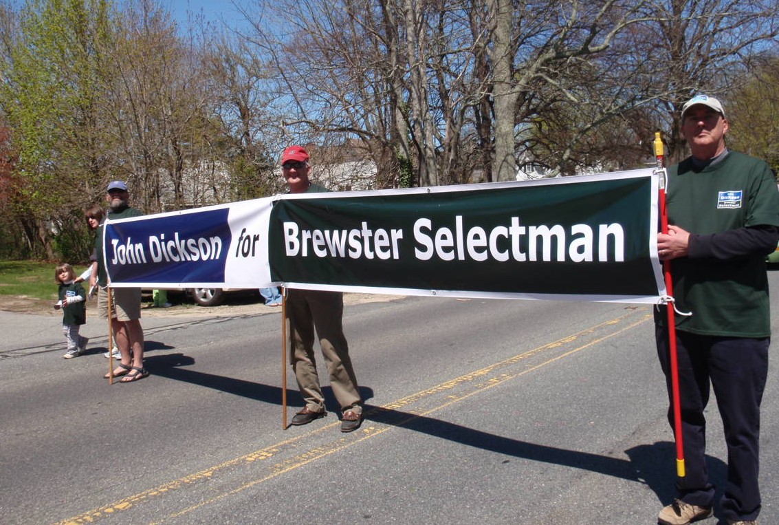 John Dickson, Brewster Selectman Brewster in Bloom Parade