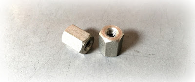 custom specialty 1/2 hex 1/4-20 female standoffs in stainless steel material - engineered source is a supplier and distributor of custom and specialty stainless steel standoffs - serving Orange County, Los Angeles, San Diego, Inland Empire, California, Continental USA, and Mexico