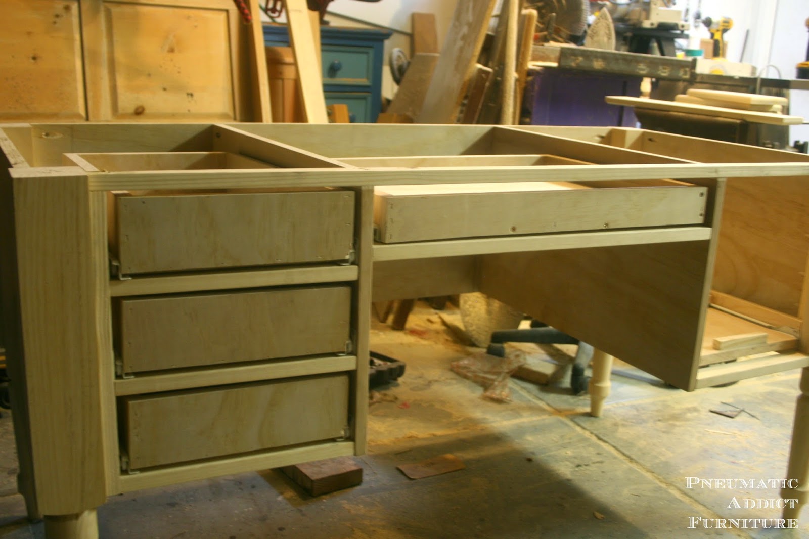 Pottery Barn Printer S Keyhole Desk Knock Off Tutorial Pneumatic I Hope This Doesn T Offend Anyone But Think Printers Are Ugly Sorry Printer People And Since Was Building Desk The Way Wanted