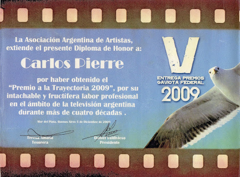 PREMIO GAVIOTA FEDERAL 2009 A LA TRAYECTORIA EN TV