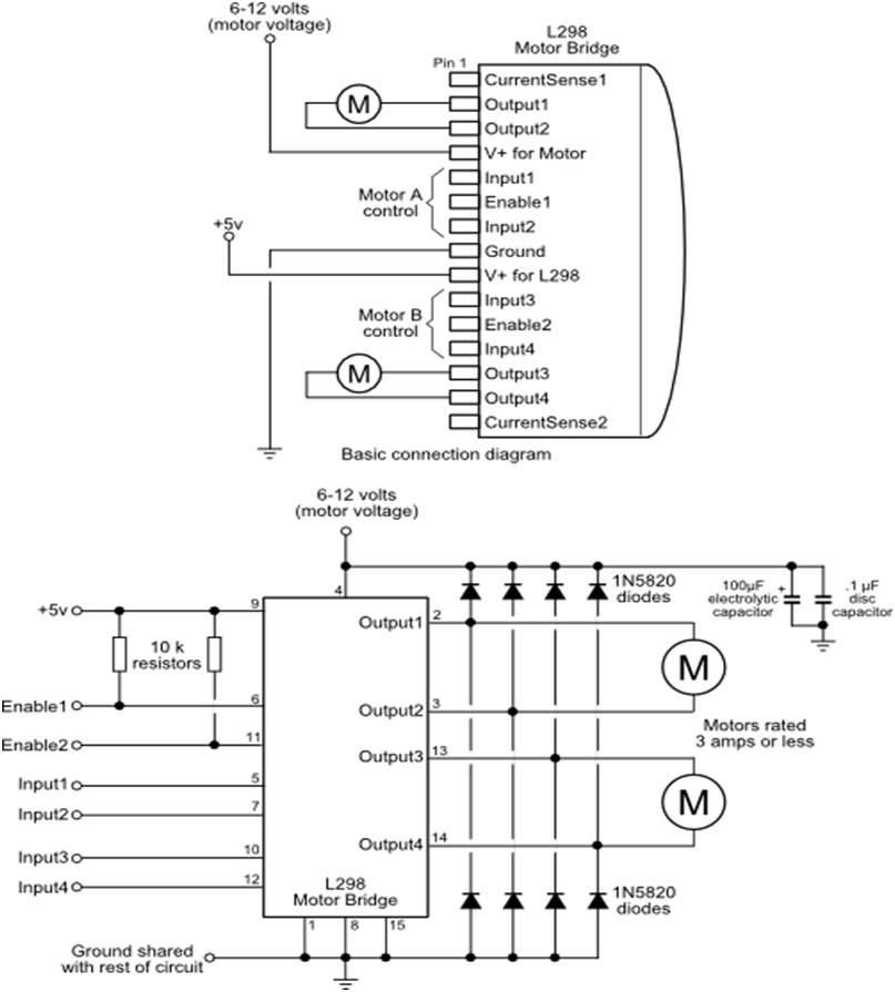 robotics L298 MOTOR Driver